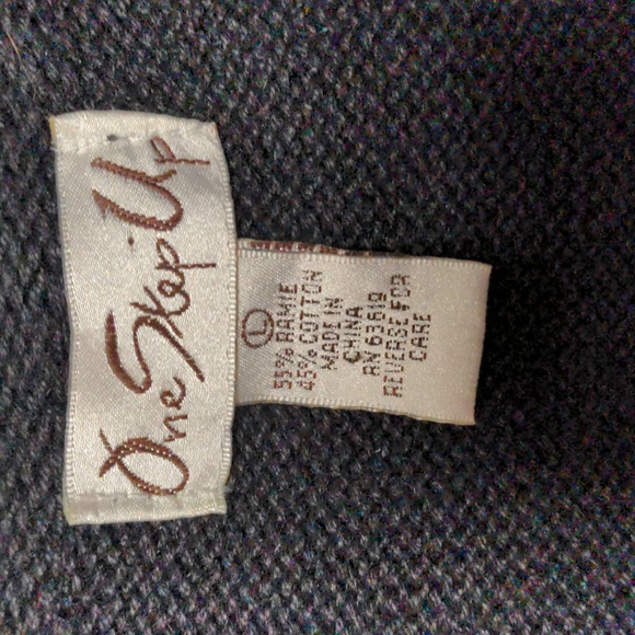 Vintage Black Beaded Embellished Knit Sweater Vest Whimsygoth Size Large - Picture 5 of 6